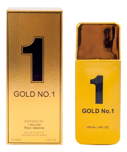 Perfume Hombre Gold No.1 For Men De Hombre 100ml Marca Ebc