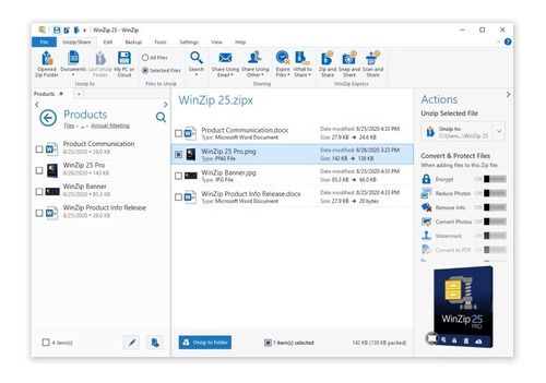 Winzip Pro 25.0 Build 14273 Win / 8.0.5152 Macos