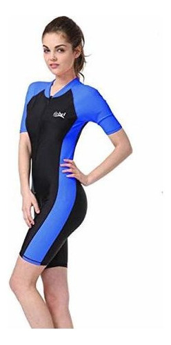 Bikman Una Pieza Snorkel Surf Traje De Bano Mangas Cortas M