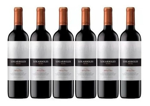 Vino Los Arboles Malbec Navarro Correas 750ml Caja X6