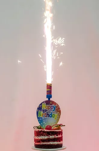 Vela Cumpleaños Mágica Para Pastel Letrero Wow! 6pz - $ 686.25