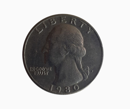 Moneda Estados Unidos 1980 1/4 Dólar 