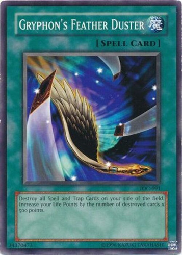 Gryphon's Feather Duster (ioc-en091) Yu-gi-oh!