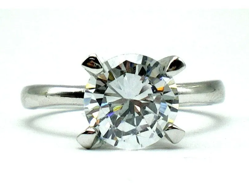 Anillo De Plata 925 Zafiro Ideal Compromiso