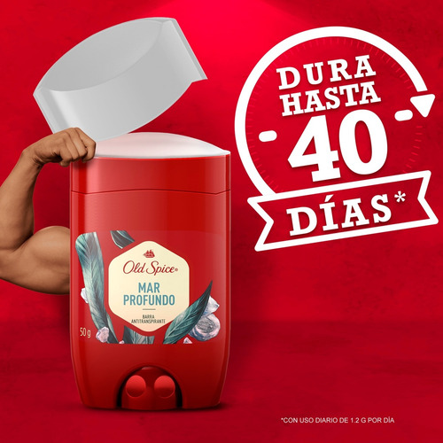 Antitranspirante En Barra Old Spice Mar Profundo 50 G Cítricas