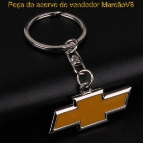 Chaveiro Amarelo Chevrolet Camaro Cruze Captiva Onix S10