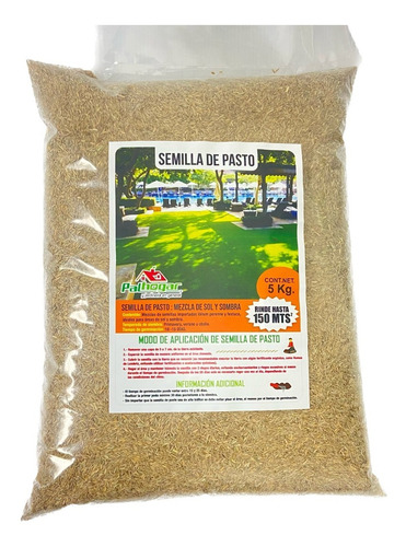 Semilla De Pasto Mezcla Germinaplus Clima Templado 10k 400m2