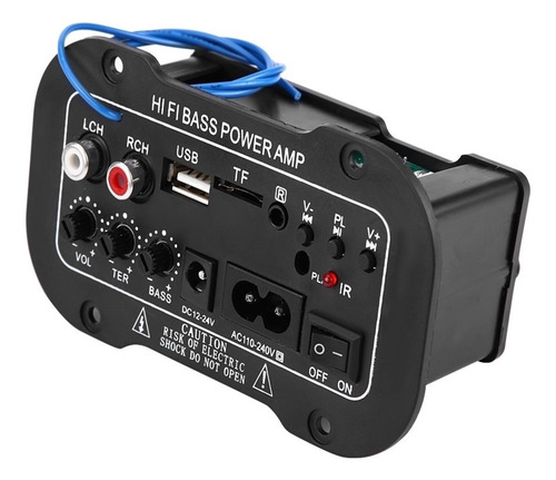 Amplificador Digital Para Auto Estéreo Bluetooth De 5 In