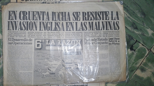 Diario La Razon * Guerra De Malvinas - 21 De Mayo De 1982