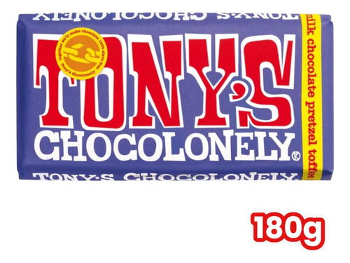 Chocolate Tony's Chocolonely - Com Pretzel - Pronta Entrega