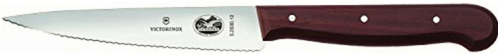 Victorinox Cuchillo De Cocina, Dentado, Rosewood, 12 Cm