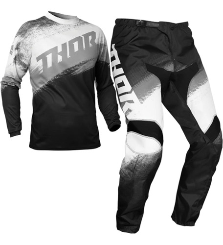 Conjunto Motocross Thor Kit Calca Camisa Sector Trilha Bike