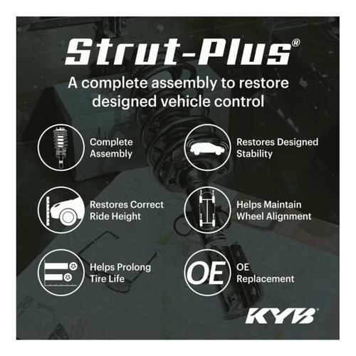Kyb Sr4079 Strut Plus Conjunto Completo De Unidad De