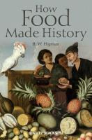 Libro How Food Made History - B. W. Higman