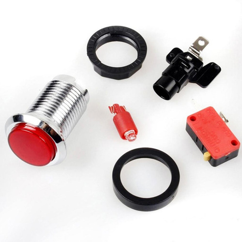 Botones Arcade Para 2 Jugadores Y Kit De Joystick Estilo6