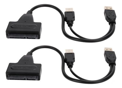 Adaptador De Cable Conversor Usb 2.0 Sata 7 De 15 Pines Para