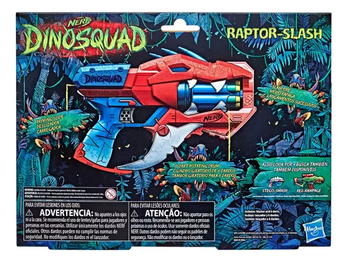 Lancador Nerf Dinossauro Squad Raptor Slash -hasbro F2476