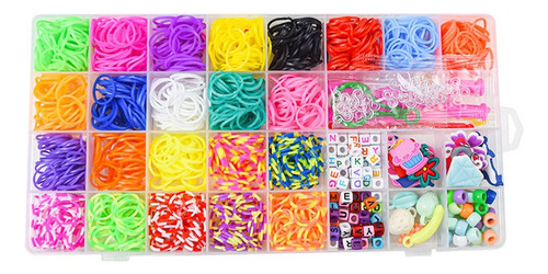 Diy Colorful Rubber Band Kit For Bracelet Making