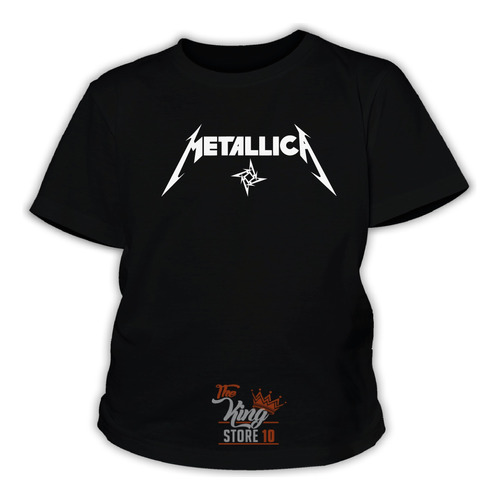 Polera De Niño, Metallica, Banda Metal, Thrash Metal, Rock