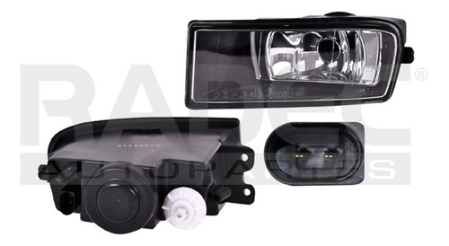 Faro Niebla Para Seat Ibiza 2001-2002 Izquierdo