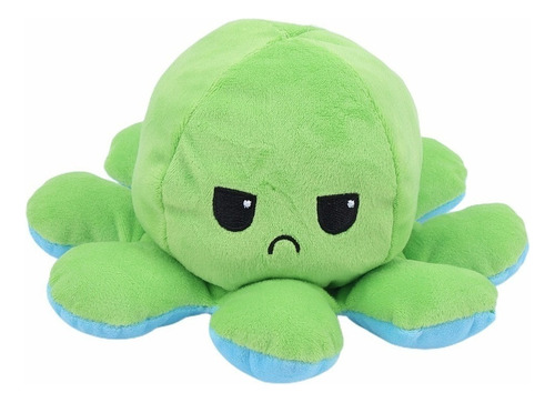 Pulpo - Muñeca De Peluche Reversible De Doble Cara