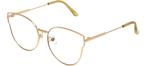 Foster Grant Renea - Gafas Azules Para Mujer, Oro Rosa Brill
