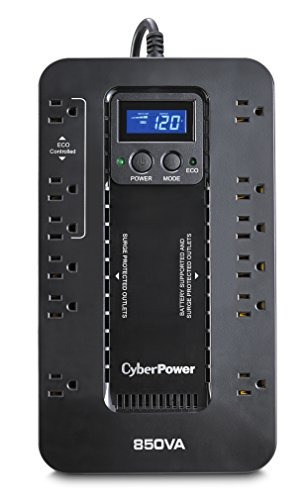 Cyberpower Ec850lcd Ecologic Ups System 850va510w 12 Salidas