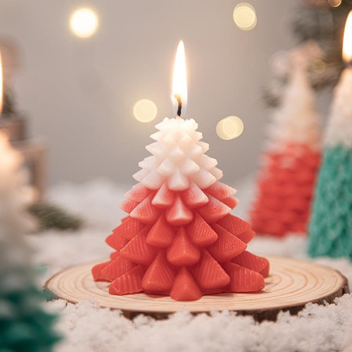 Molde Silicona Pino Navidad Ideal Epoxi O Velas. Tpr