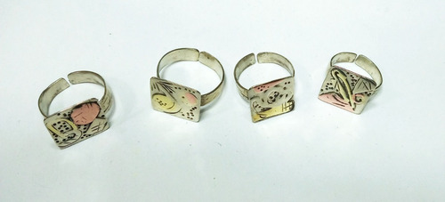 Anillo Fusion - Modelo: Cuadros Raw - Ajustables