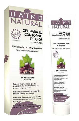 Gel Para El Contorno De Ojos Uva X 30 Ml Haiko Natural