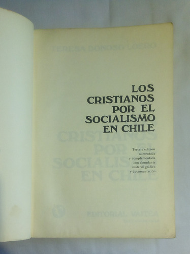 Los Cristianos Por El Socialismo En Chile.