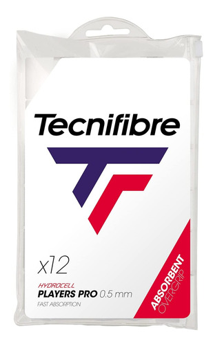 Tecnifibre Pro Players Overgrip 12x Blanco