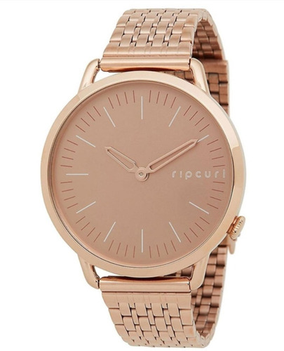 Relógio Super Slim Rosa/dourado