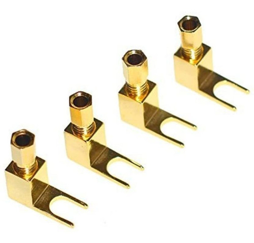 Enchufes Conector Banana Para Cable De Parlante 4-pack