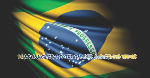 Imagem 4 de 9 de Adesivo Perfurado Vidro Carro Bandeira Brasil Acima De Tudo