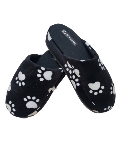 Pantuflas Altas De Plush - Corazones Love Print - Pantuflon