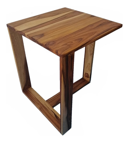 Mesa De Esquina Moderna Minimalista Madera Teca