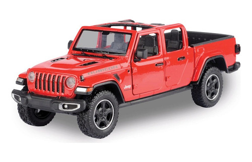 Auto Escala 1/24 Jeep Gladiator Rubicon Rojo