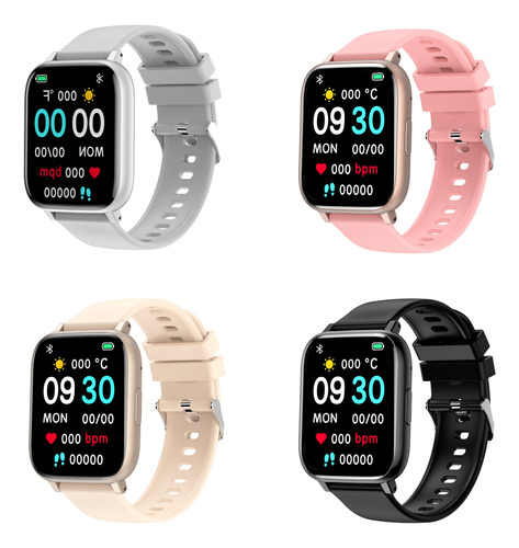 5pzs Smartwatches Monitor Salud Bluetooth Reloj Ejercicio