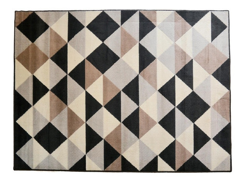 Imagen 3 de 6 de Alfombra Carpeta 200x250 Moderno Living Comedor Triangulos