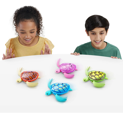 Robo Alive - Tortuga - Robo Turtle - Nada En Agua Color Verde