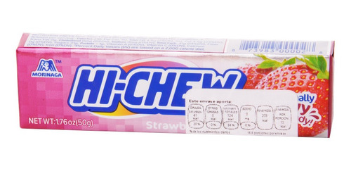 Dulce Hi Chew Strawberry, Morinaga, 50 G