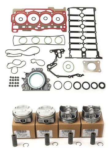 Kit Pistones Y Juntas Audi A1 A3 Leon 1.4t Ea211 Vw Golf