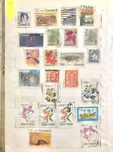 Libro De Estampillas Argentina Y Otras Naciones Colección (Usado)
