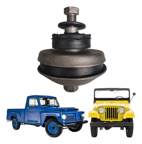 Coxim Da Caixa De Reduzida Jeep / Rural / F 75 Ford Willys