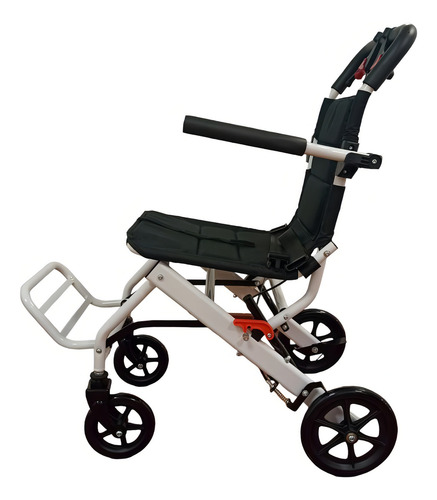 Silla De Traslado Plegable Ecg09 Color Blanco