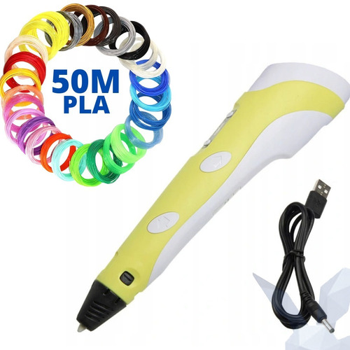 Imagem 7 de 8 de Kit Caneta 3d + 10 Cores Filamento Pla - Pronta Entrega!