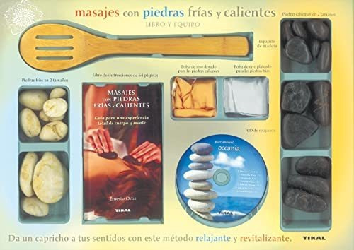 Masajes Con Piedras Frías Y Calientes, De Ernesto Ortiz. Editorial Tikal Ediciones, Tapa Blanda En Español, 2013