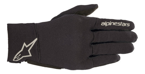 Guantes Alpinestars Reef Black Reflective Touch para hombre, color negro, talla XL