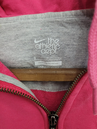 Campera Deportiva Nike Talle S Color Salmon Con Capucha (Usado)